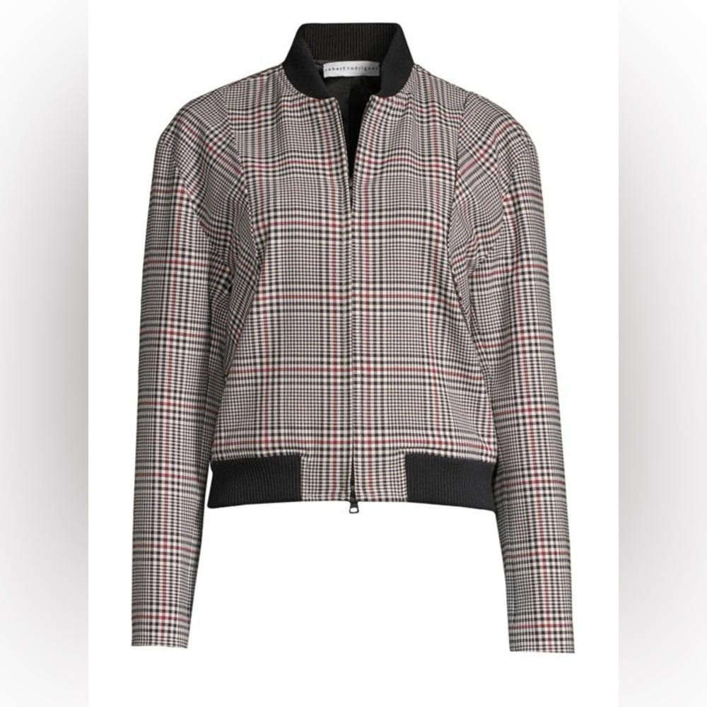 ✨ROBERT RODRIGUEZ✨Plaid Bomber Jacket